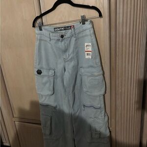 Southpole Light Blue Cargo Pants